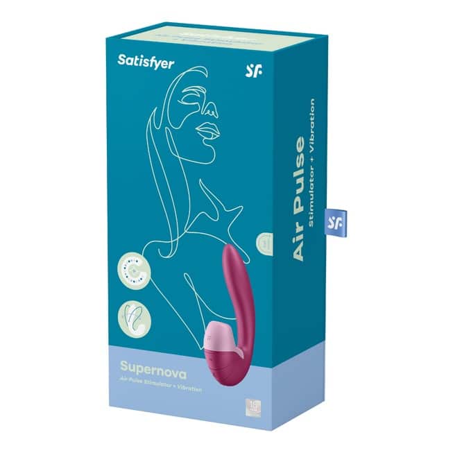 Satisfyer Supernova Rung Vú Sóng V quả Mọng