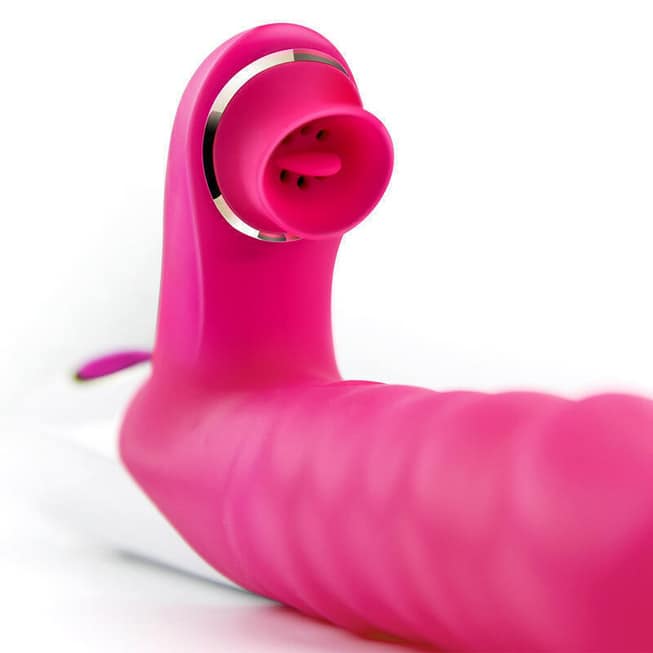 Vibrator thỏ Erocome Cassiopeia hồng kích thích cực sướng