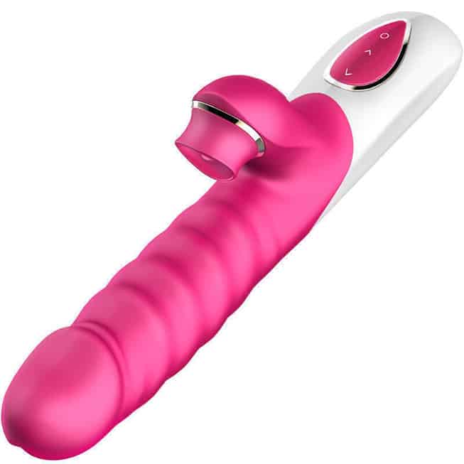Vibrator thỏ Erocome Cassiopeia hồng kích thích cực sướng