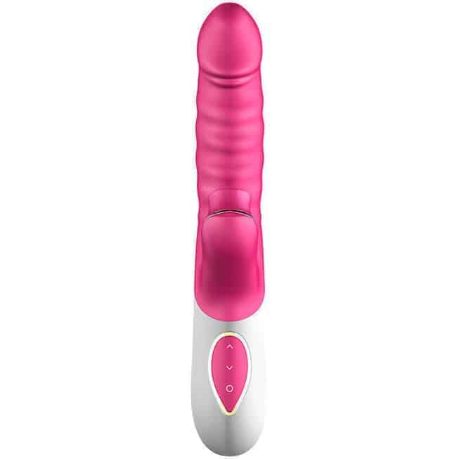Vibrator thỏ Erocome Cassiopeia hồng kích thích cực sướng