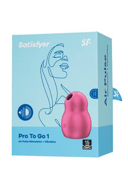 Satisfyer Pro To Go 1 Hồng Hút Rung Di Động Nhỏ Giọt Siêu Đỉnh