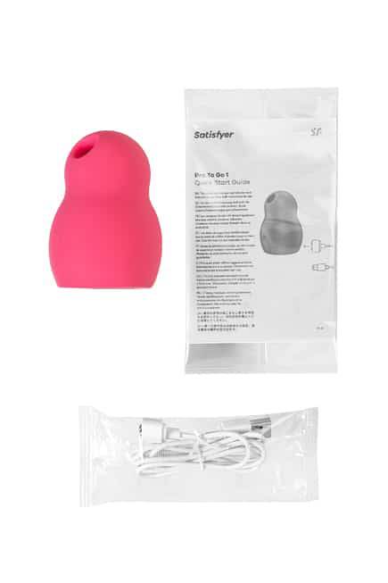 Satisfyer Pro To Go 1 Hồng Hút Rung Di Động Nhỏ Giọt Siêu Đỉnh
