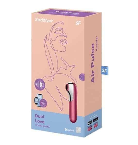 Satisfyer Dual Love Air G-Spot Đỏ 16cm App Siêu Mạnh