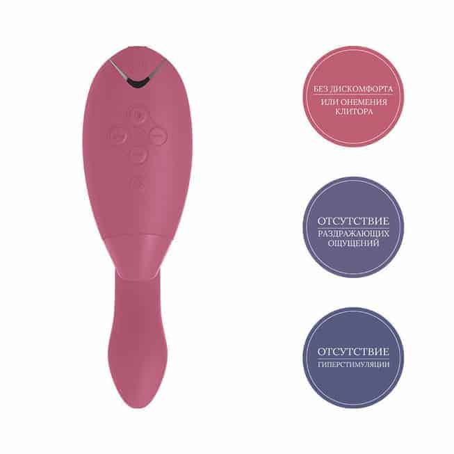 Womanizer Duo Vacuum Clit Vib Hồng Siêu Xuất