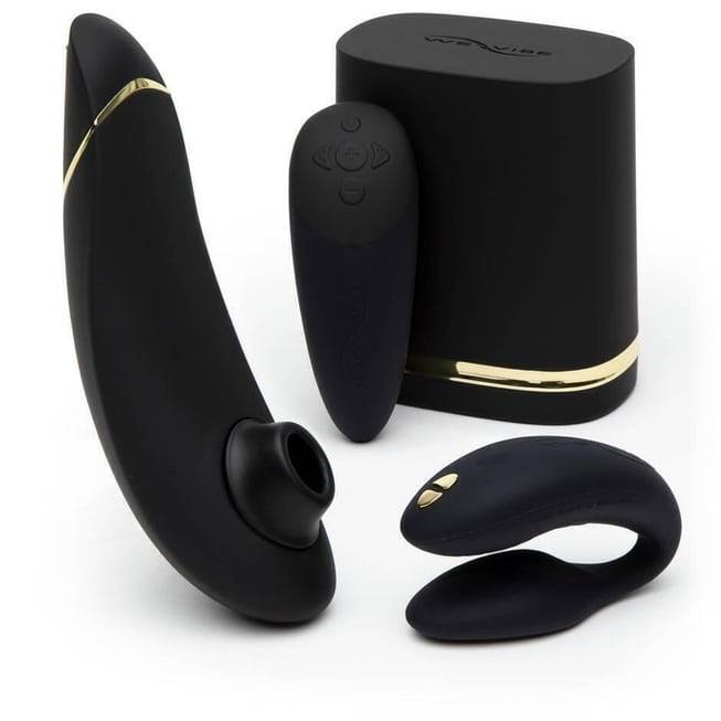 We-Vibe Chorus + Womanizer Premium Set Đen