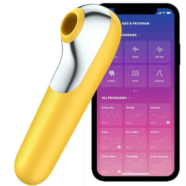 Satisfyer Dual Love Vàng - Hút G+ APP Siêu Song Tăng