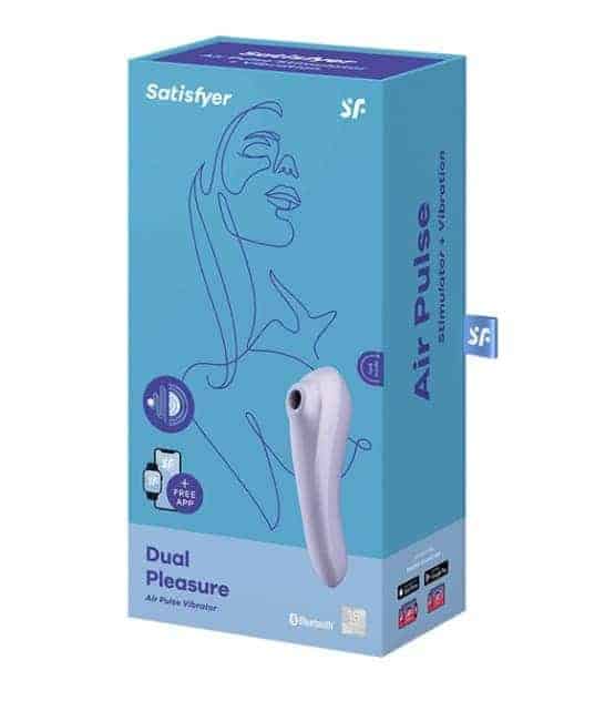 Satisfyer Dual Tím Hút G-spot Rung Gấp Đôi