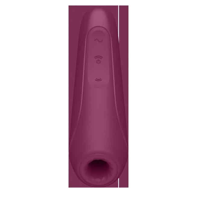 Satisfyer Curvy 1+ Đỏ Hút Clit Rung App 13cm
