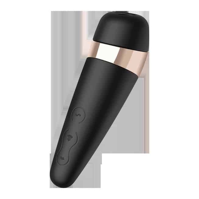 Satisfyer Pro 3+ hút rung đen clitoris mạnh mẽ