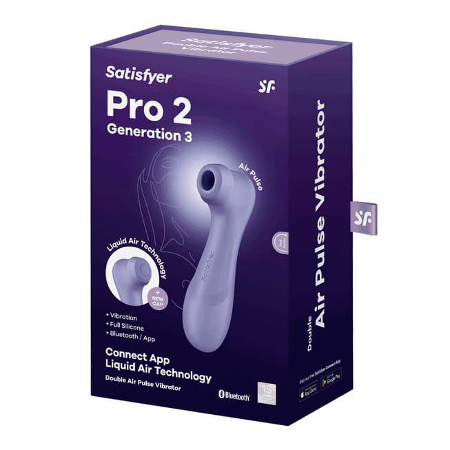 Satisfyer Pro 2 Air Connect App Tím Hút Mạnh
