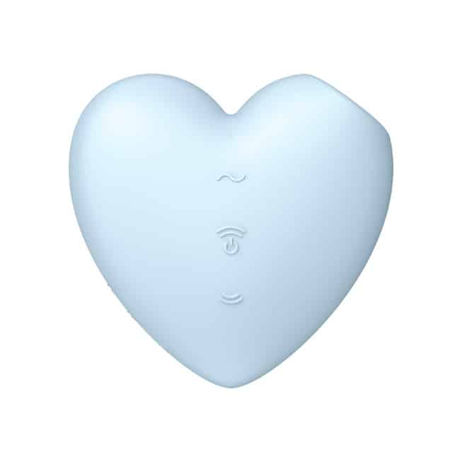 Satisfyer Cutie Heart Xanh Hút Rung Âm Vật Mạnh