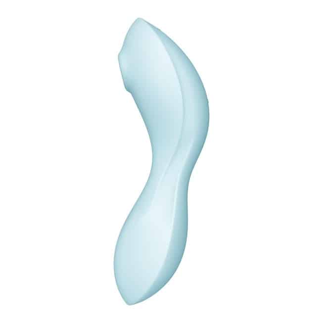 Satisfyer Curvy Trinity xanh hút sóng G-spot app 5+