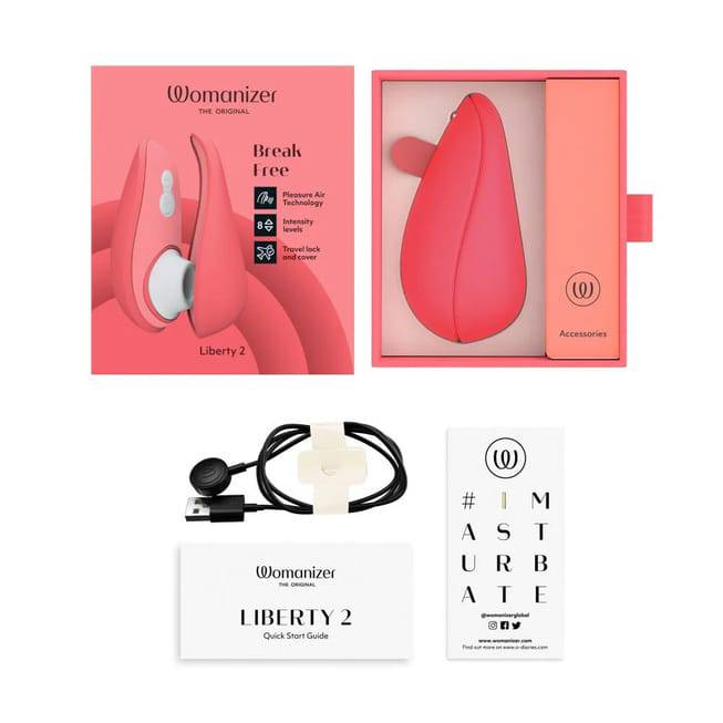 Womanizer Liberty 2 hồng hút clitoris orgasm nhanh