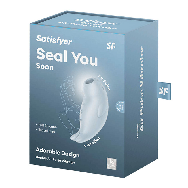 Satisfyer Seal You Soon Xanh Dương Hút Rung