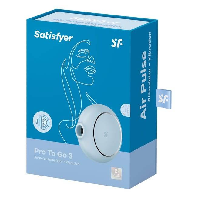 Satisfyer Pro To Go 3 hút chân không dương vật xanh