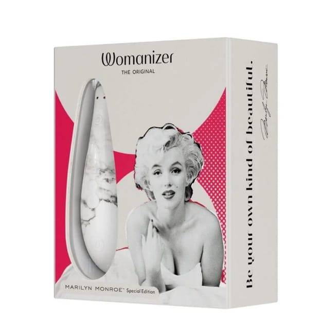 Máy hút Womanizer Marilyn Monroe trắng silicone đặc biệt