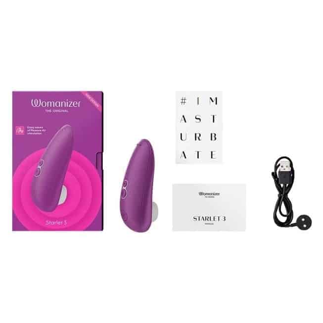 Womanizer Starlet 3 Vacuum Clit Stimulator Tím Đỉnh Cao Orgasm