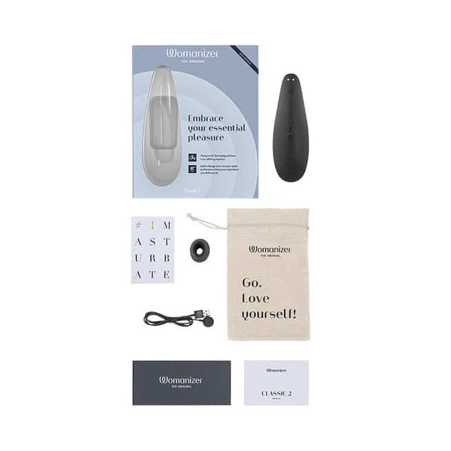 Womanizer Classic 2 Hút Chân Không Đen Đỉnh Cao Khoái Lạc