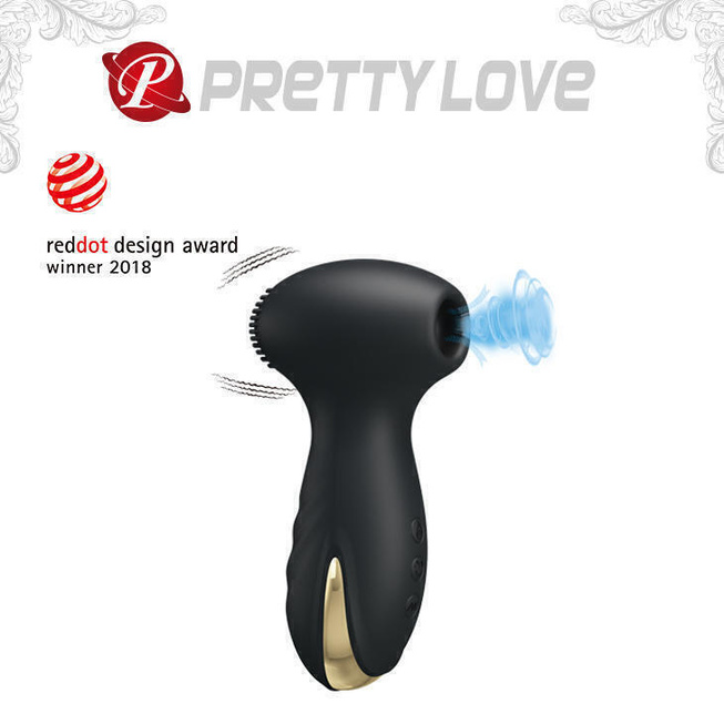 PrettyLove Hammer Clit Sucker Black Siêu Mạnh
