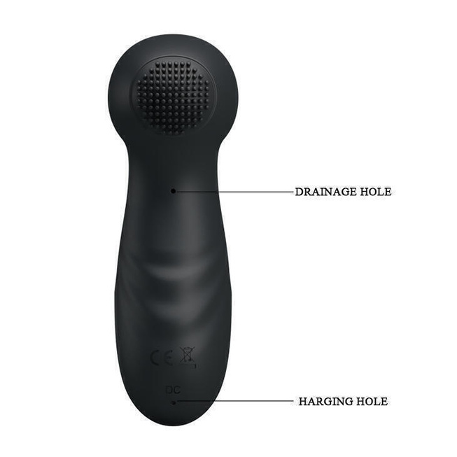 PrettyLove Hammer Clit Sucker Black Siêu Mạnh