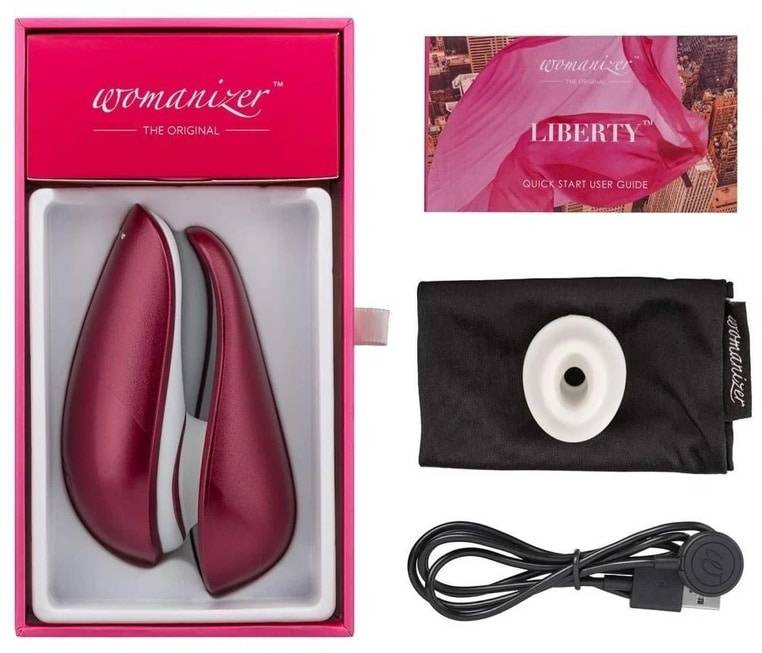Womanizer Liberty Clit Suction Đỏ Siêu Bí Mật