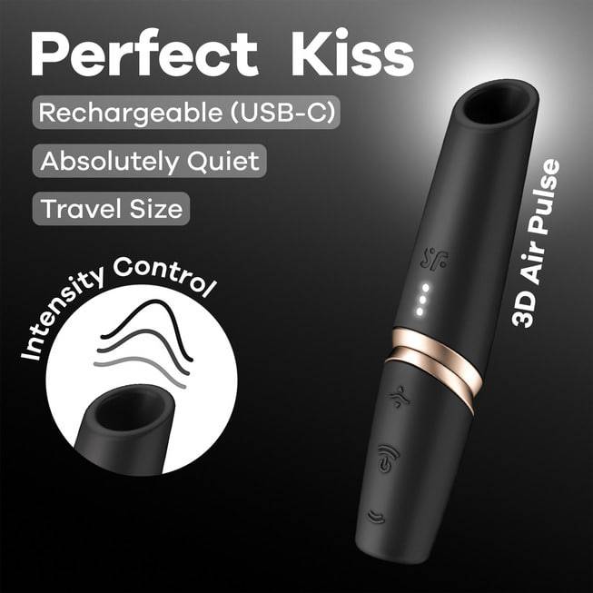 Satisfyer Perfect Kiss Vacuum - Kích Cít Lý Tưởng