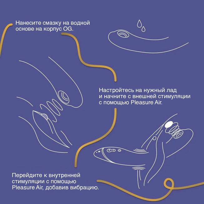 Womanizer OG hút G-spot clitoris tím rung 2in1