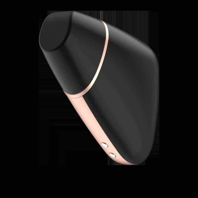 Satisfyer Love Triangle hút rung đen app âm vật tam giác