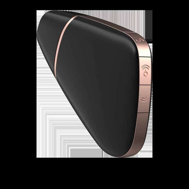 Satisfyer Love Triangle hút rung đen app âm vật tam giác