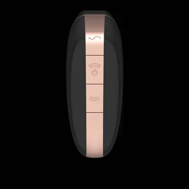 Satisfyer Love Triangle hút rung đen app âm vật tam giác