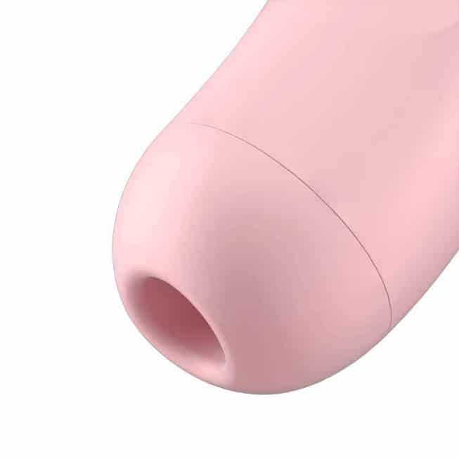 Satisfyer Curvy 2+ Hút Clit Rung App Hồng Siêu Sướng