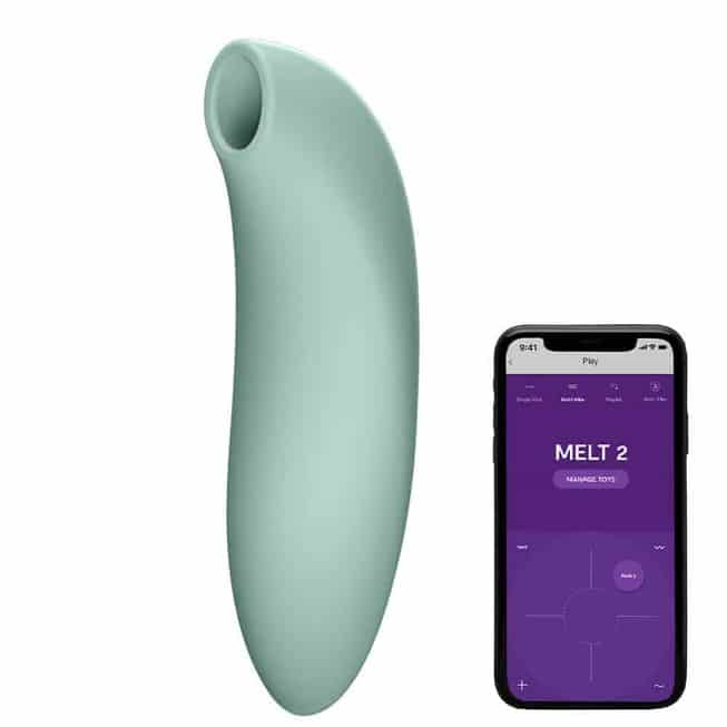 We-Vibe Melt 2 xanh hút clitoris app điều khiển