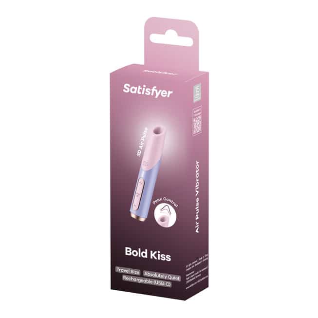 Satisfyer Bold Kiss Hút Clit Hồng Tím Nụ Hôn Đam Mê
