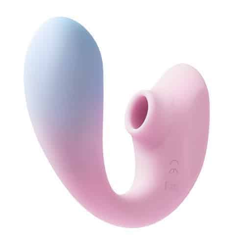 Vibrador Erocome Apus Curve hồng xanh kích thích cực khoái