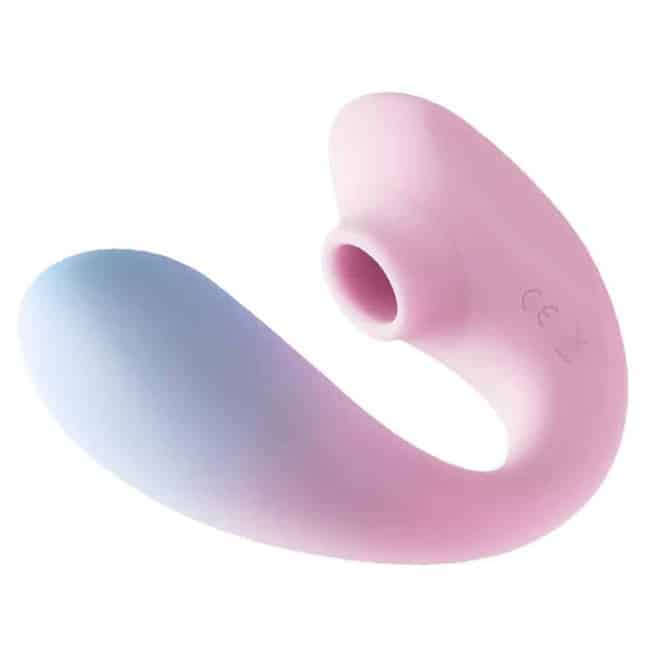 Vibrador Erocome Apus Curve hồng xanh kích thích cực khoái