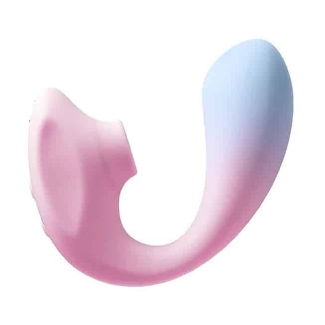 Vibrador Erocome Apus Curve hồng xanh kích thích cực khoái
