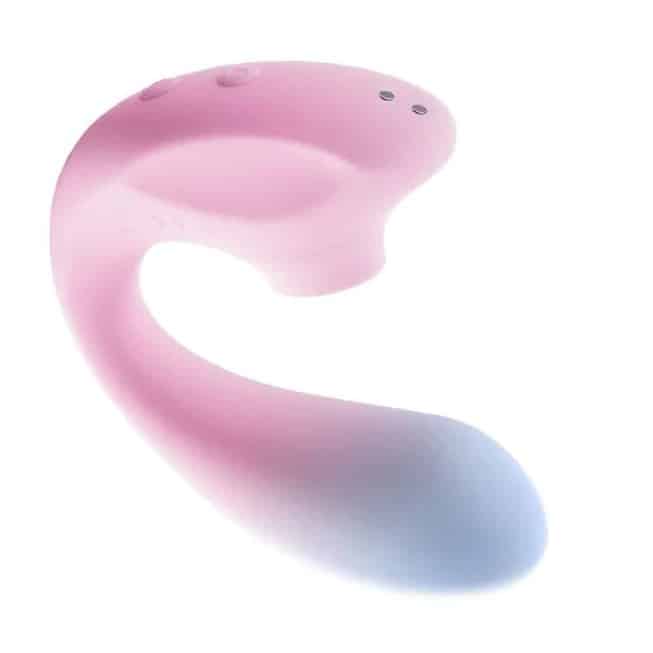 Vibrador Erocome Apus Curve hồng xanh kích thích cực khoái