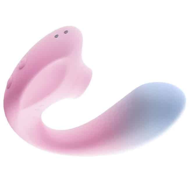 Vibrador Erocome Apus Curve hồng xanh kích thích cực khoái