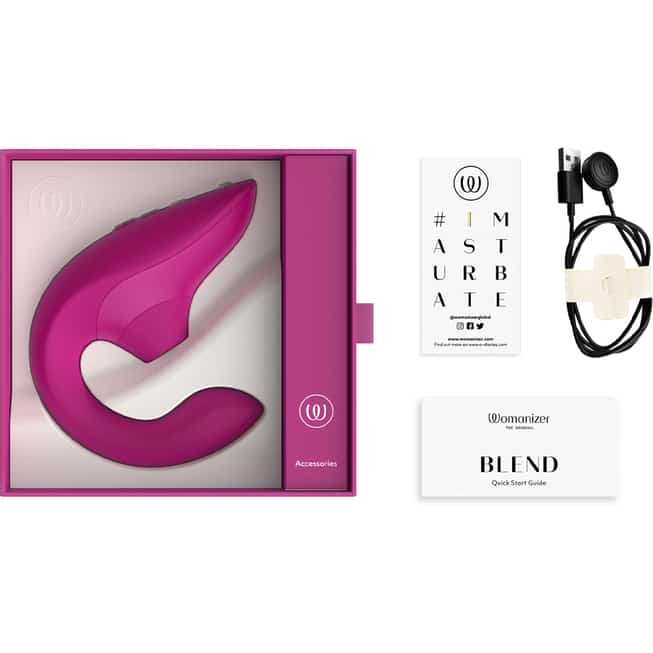 Womanizer Blend raspberry rung hút clitoris cực phê