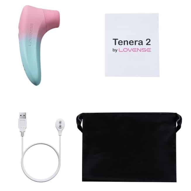 Lovense Tenera 2 Hút Âm Hộ Xanh Hồng Xanh Điều Khiển App