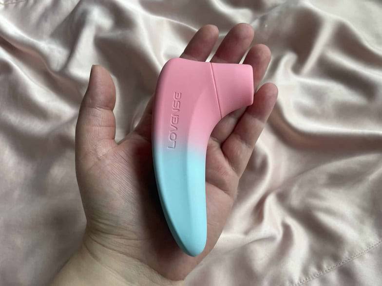 Lovense Tenera 2 Hút Âm Hộ Xanh Hồng Xanh Điều Khiển App