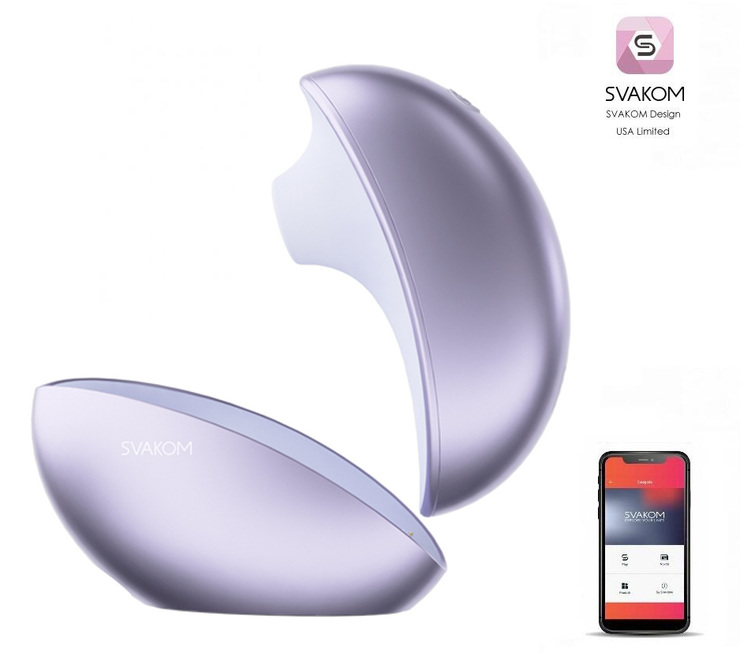 Svakom Pulse Galaxie Clit Vacuum APP Tím Projector Sướng