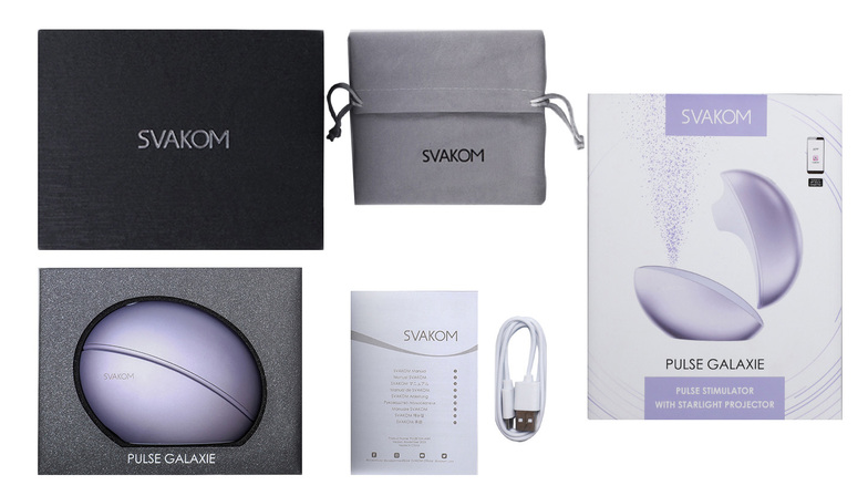 Svakom Pulse Galaxie Clit Vacuum APP Tím Projector Sướng