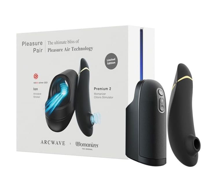Womanizer Premium 2 + Arcwave Ion Set Đôi Đỉnh Cao Khoái Lạc