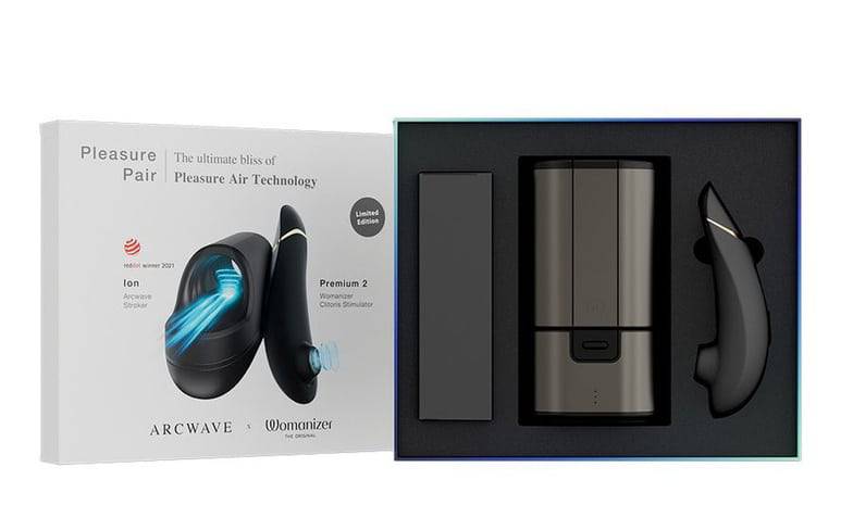 Womanizer Premium 2 + Arcwave Ion Set Đôi Đỉnh Cao Khoái Lạc