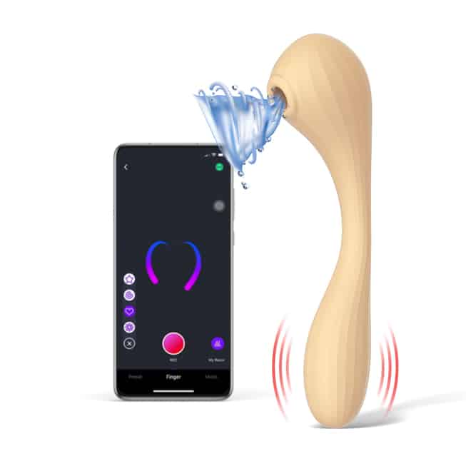 Magic Motion Bobi Double Vibrator Vú Vút Vàng App