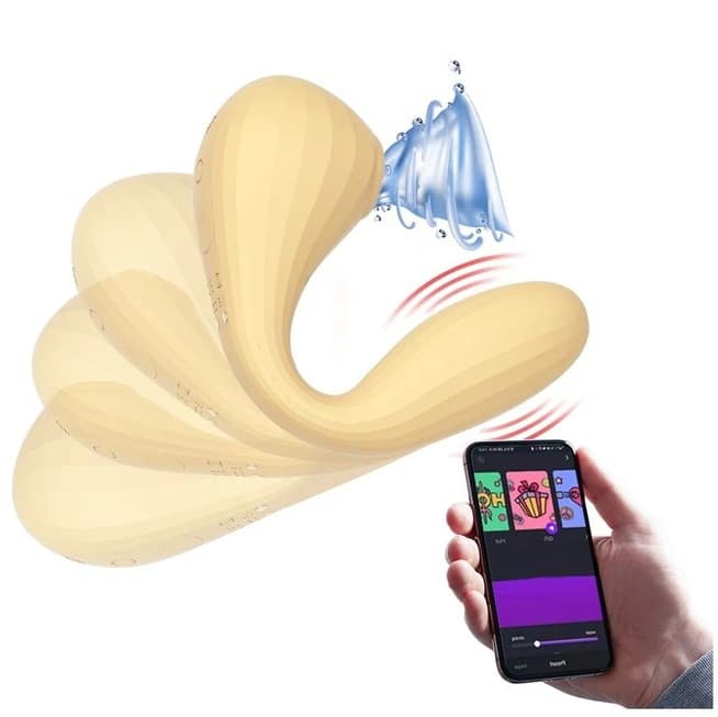 Magic Motion Bobi Double Vibrator Vú Vút Vàng App