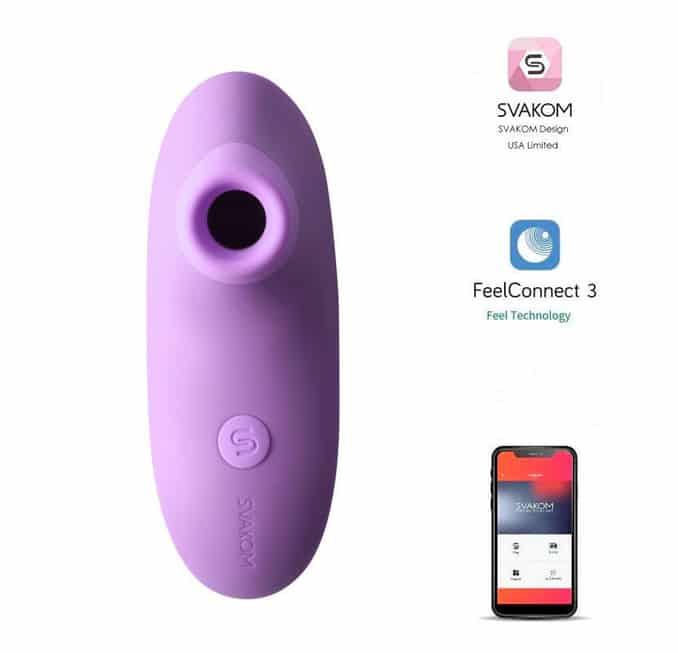 Svakom Pulse Lite Neo Tím Hút Âm Đạo App Điều Khiển