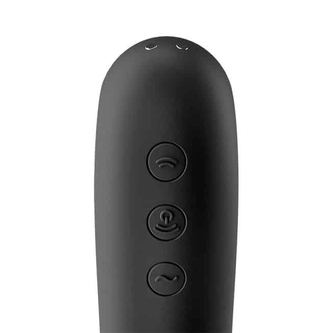 Satisfyer Dual Kiss Đen 2in1 Siêu Hút Rung