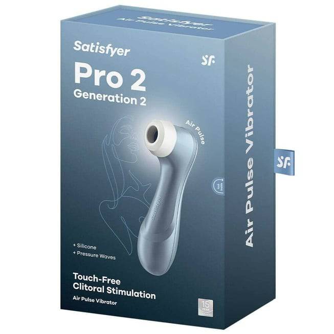 Satisfyer Pro 2 Gen2 Xanh Kim Loại Hút